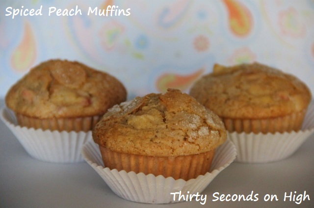Spiced Peach Muffins