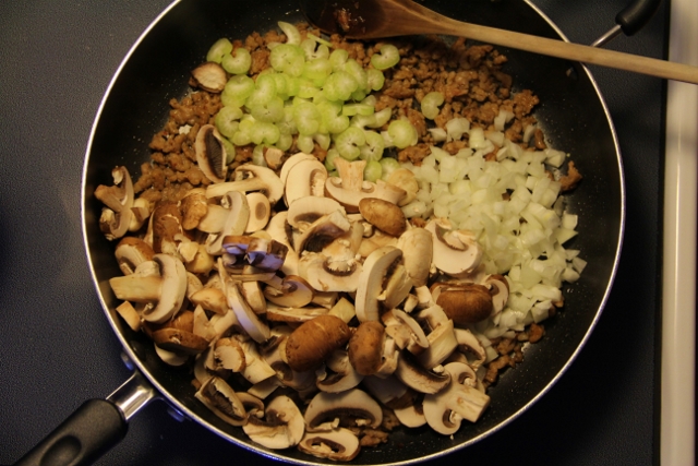 Linguine with Sausage and Mushrooms